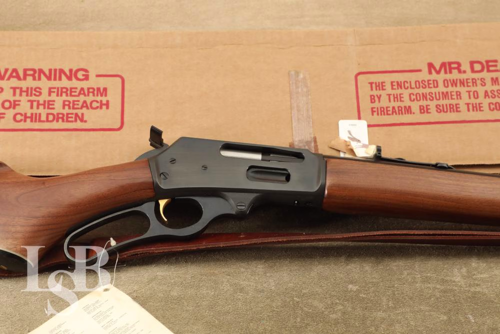 Marlin Model 375 Lever Action Rifle Cal 375 Win 20" JM Marked With Box