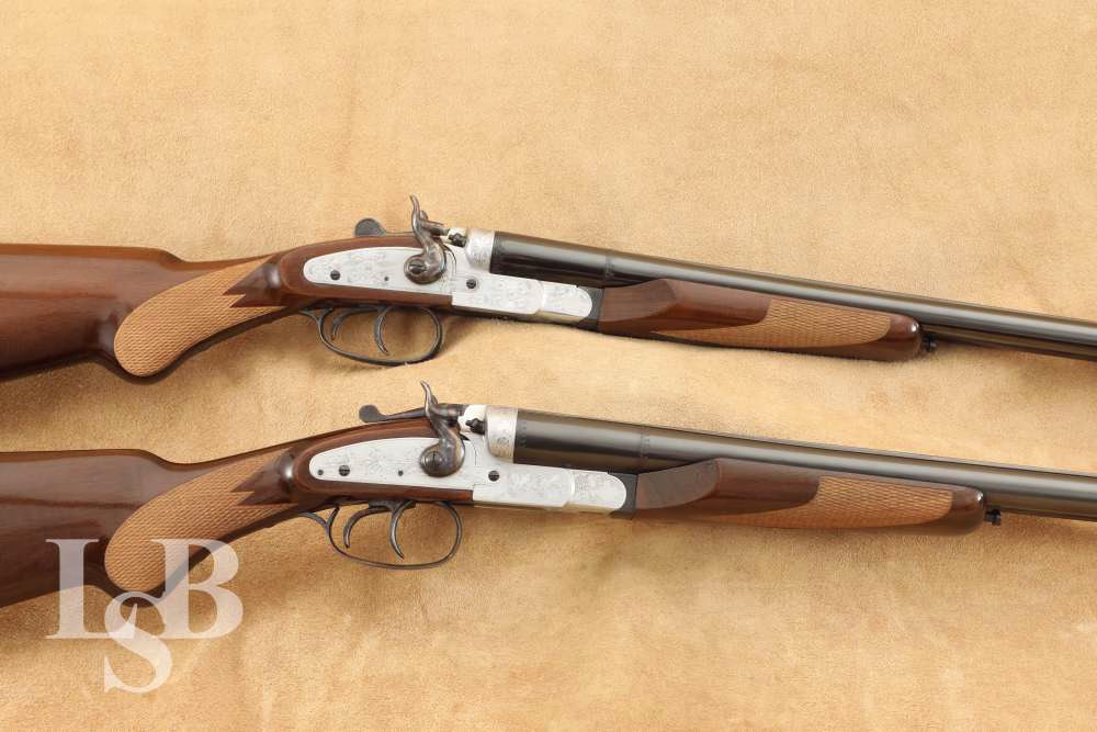 Rossi Overland Deluxe Hammer 20/12 Ga. Side By Side SxS Shotgun Set