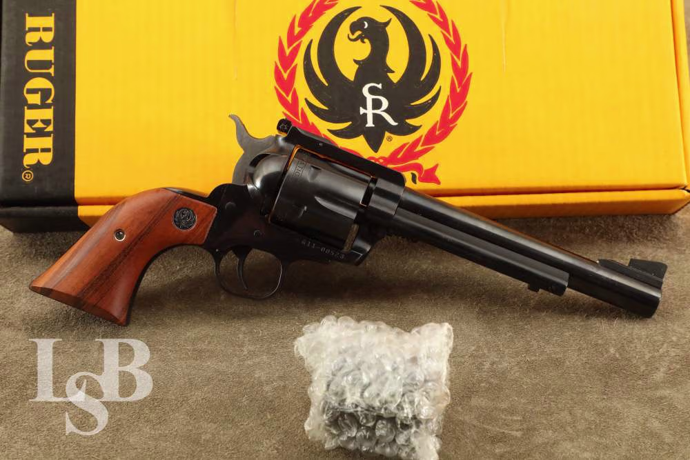 Ruger Blackhawk S38X Buckeye Special 10mm/.38-40 Revolver & Box, 1990