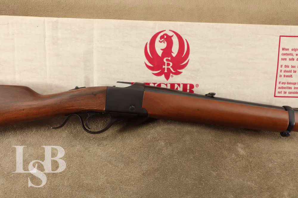 Ruger No. 3 .375 Winchester 22" Single Shot Falling Block Rifle, MFD 1980