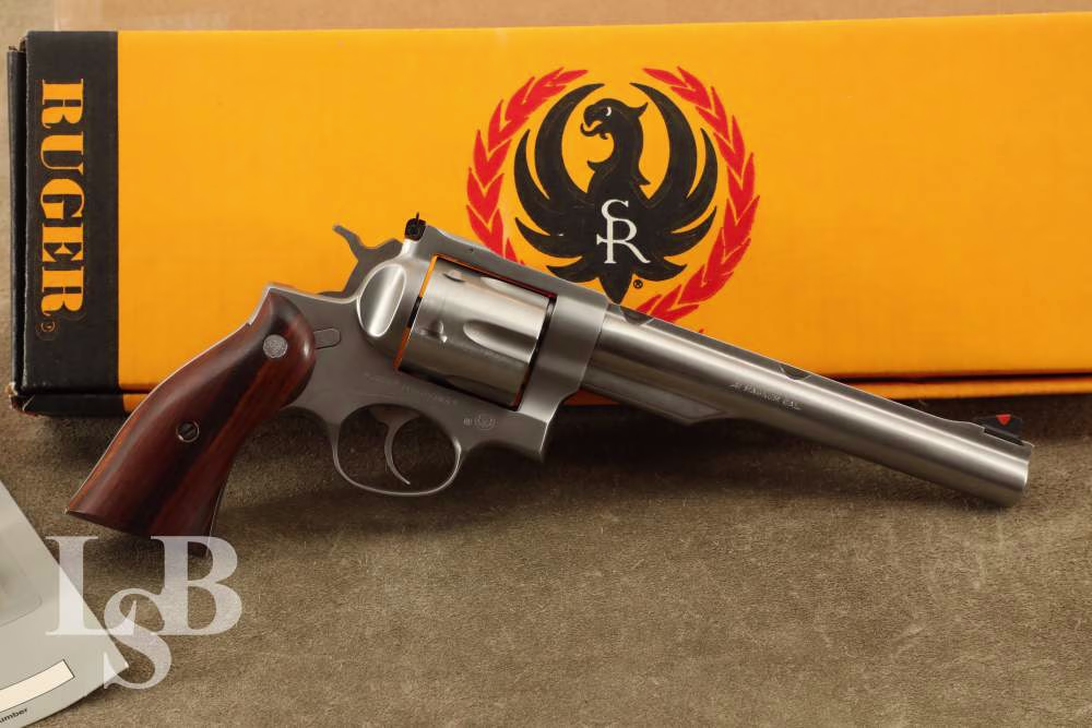 Ruger Redhawk .41 Mag 7.5" 6-Shot DA/SA Revolver & Boxes, MFD 1988