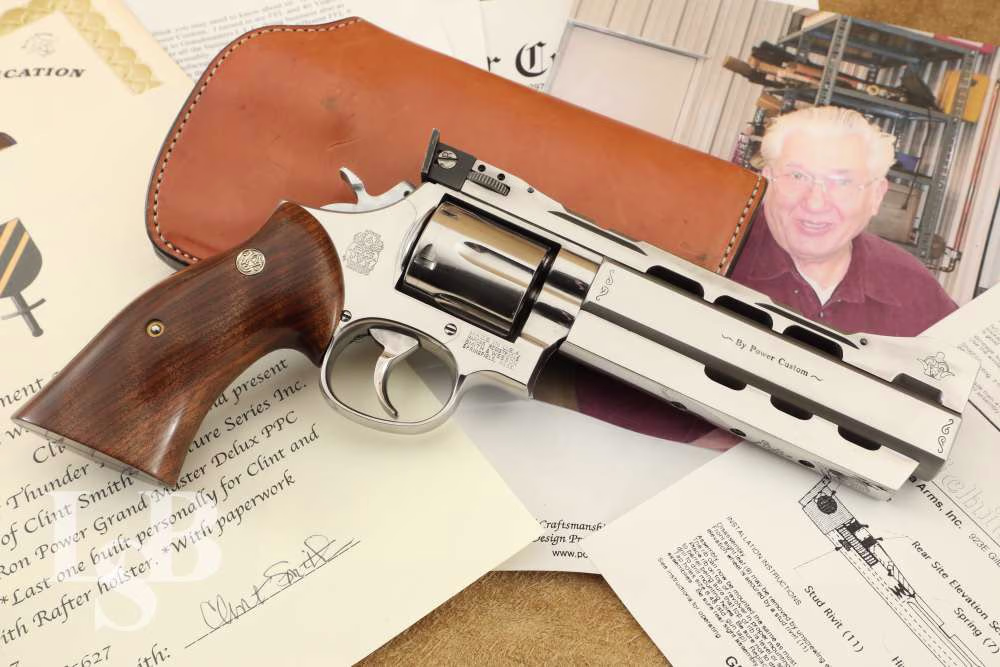 Clint Smith's Last Ron Power Grand Master Deluxe S&W 686-2 .357 Revolver