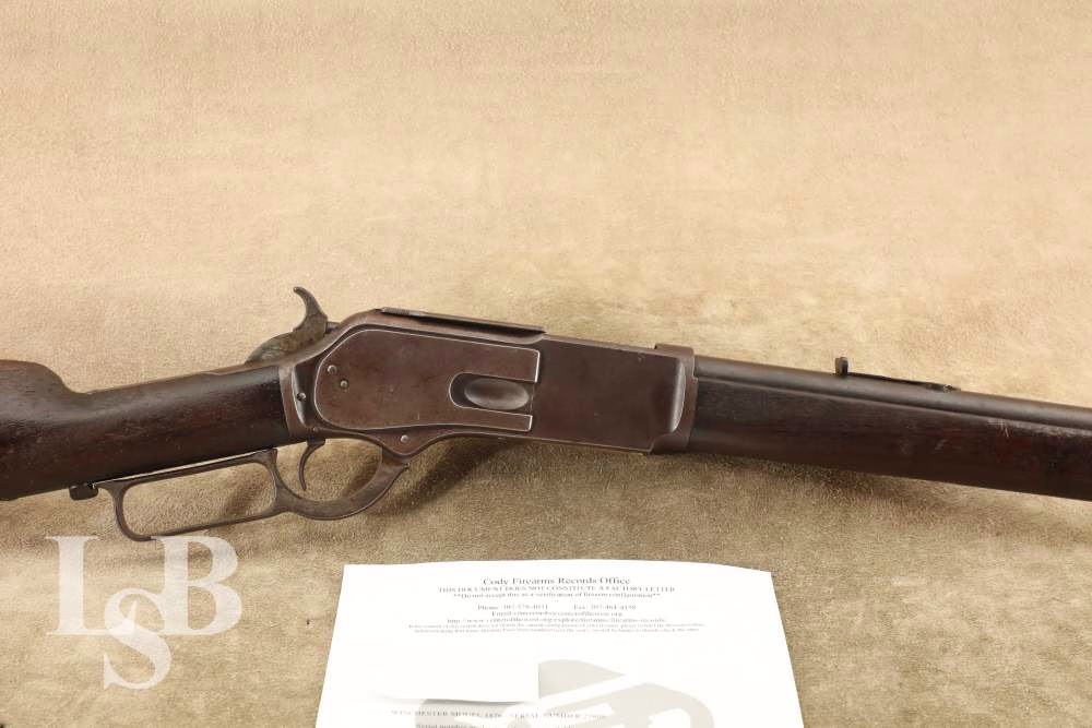 Winchester Model 1876 .50-95 .50 Express Lever Action Rifle 1882 Antique