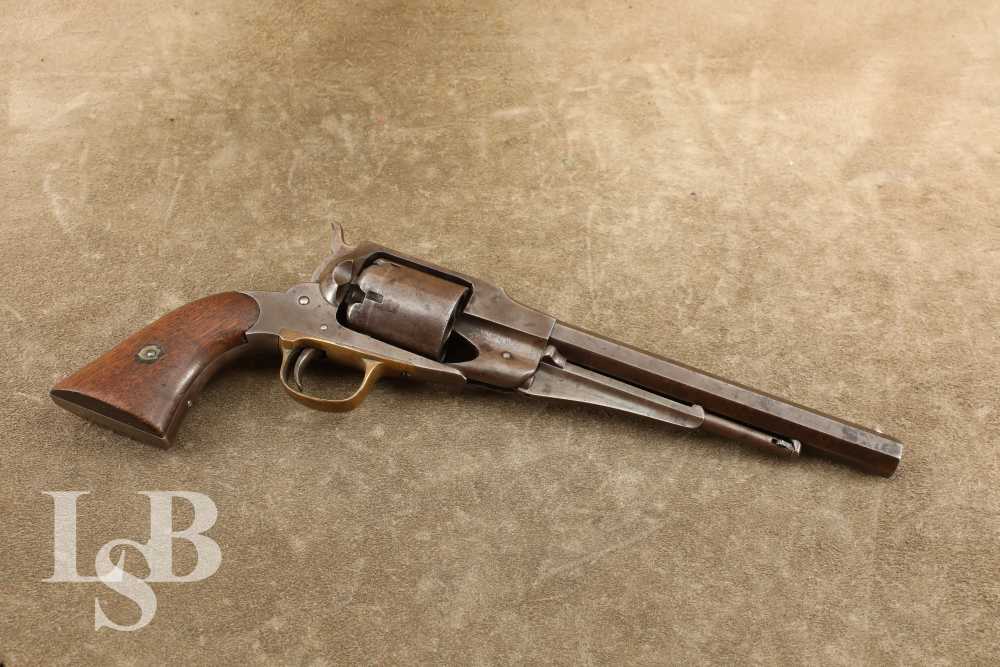 Antique Remington 1861 Old Model Army .44 Caliber 8” Percussion Revolver