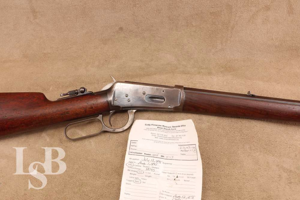 Antique Winchester Model 1894 .38-55 26" Octagon Lever Action Rifle