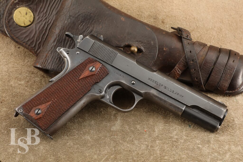 Colt U.S. Model 1911 .45 ACP 5" Semi Automatic Pistol MFD 1918 C&R
