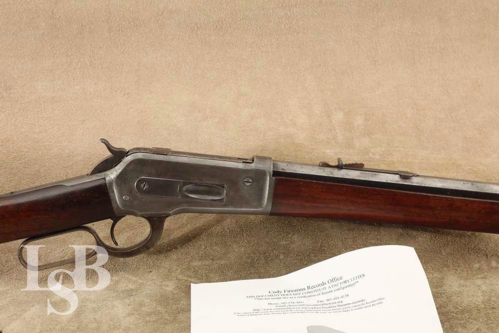 Custom Winchester Model 1886 38-70 WCF Lever Action Rifle Antique