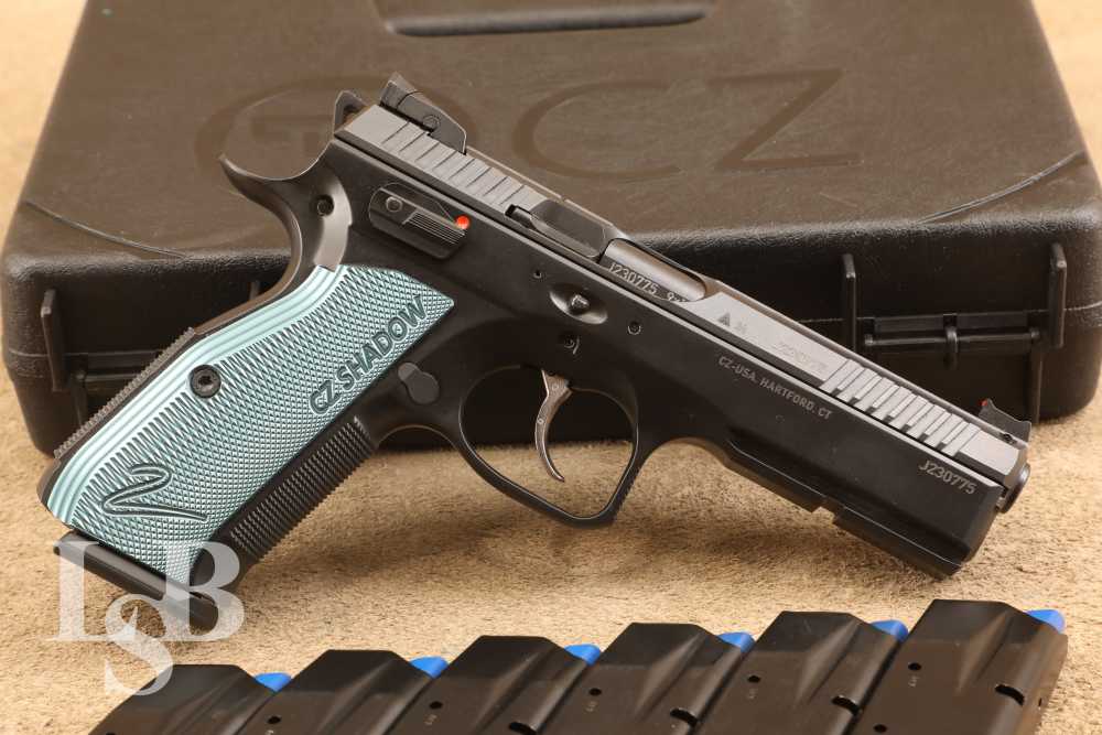 Czech CZ Shadow 2 Full Size All Steel 4.5" 9mm 17RD Semi Auto DA/SA Pistol