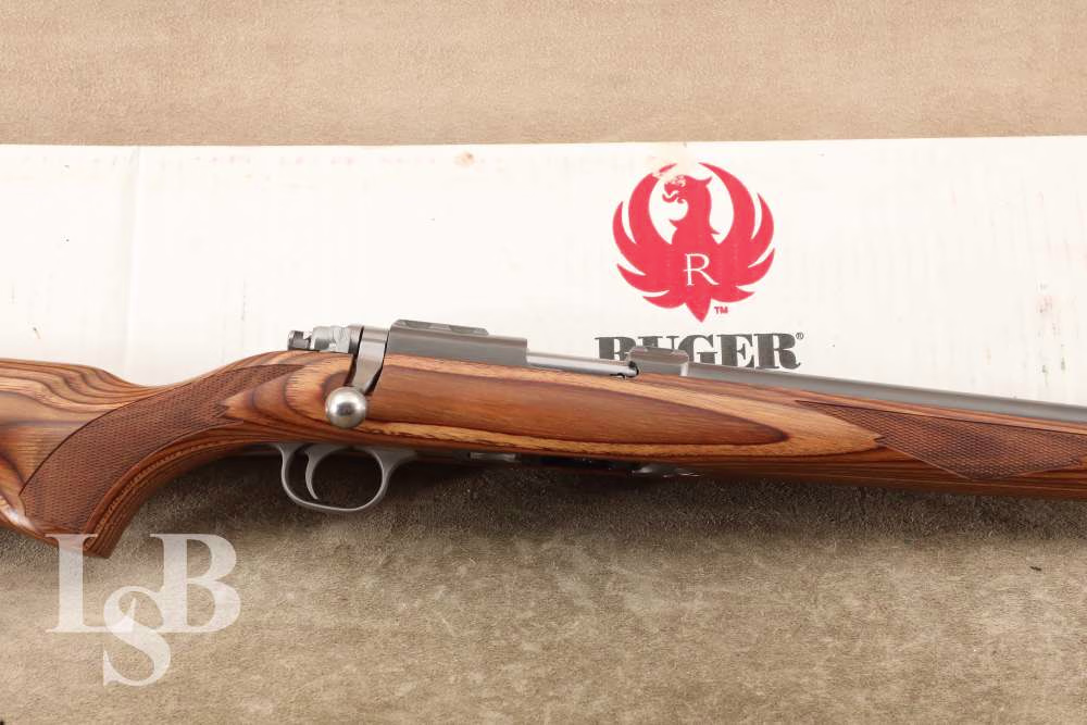 Ruger K77/22 .22 WMR 24" Target Gray Bolt Action Rimfire Rifle & Box, 2012
