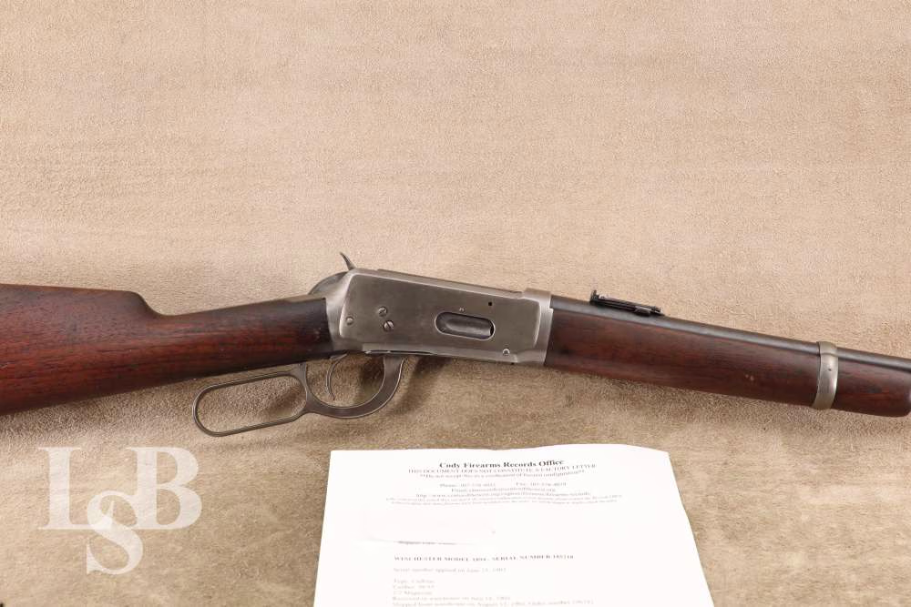 Winchester 1894 Saddle Ring Carbine .38-55 20" Lever Action Rifle, 1900 C&R