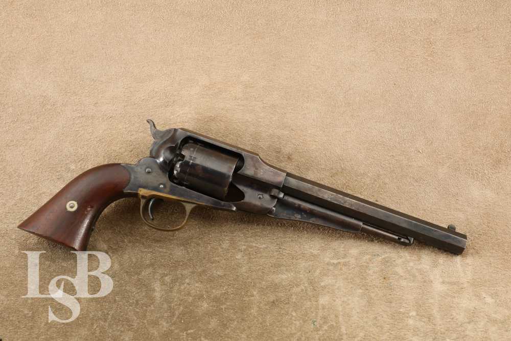 Antique Remington New Model Army .44 Caliber 8” Percussion Revolver 1864