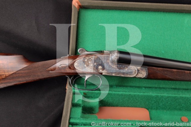 AYA Aguirre y Aranzabal Model 1 Sidelock 16 Ga SXS Side by Side Double Barrel Shotgun, MFD 2011