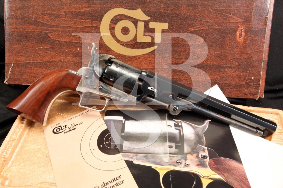 Colt 1851 Navy C Series .36 Ca — Black Powder Percussion Revolver & Box – Antique