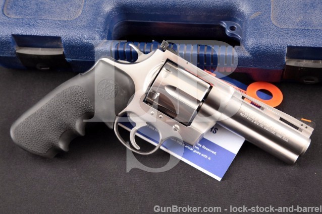 Colt Anaconda Model MM3040DT 4″ Stainless .44 mag Doubel Action Revolver & Box (Drilled & Tapped)