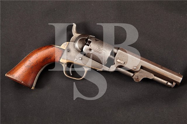 Colt Model 1849 Pocket, Pre-Civil War, .31 Caliber Single Action Percussion Revolver MFD 1855 Antique