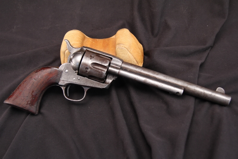 7 1/2" Black Powder Frame .45 Colt Single Action Army Peacemaker Revolver - Mf'd 1888