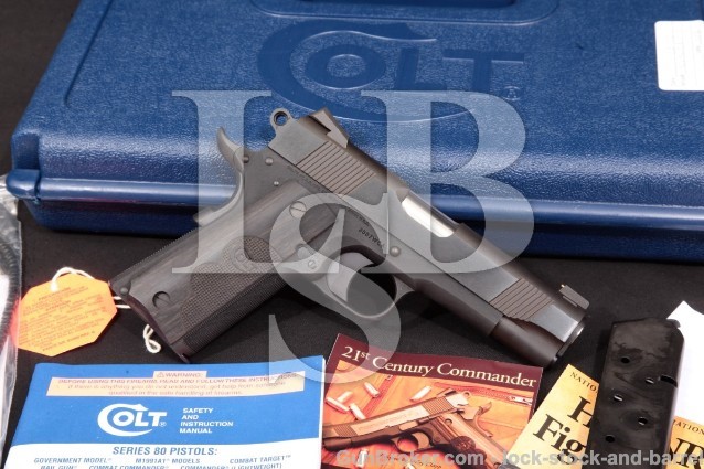 Colt Wiley Clapp .45 Lightweight Commander 04840WC 1911 Model Semi-Automatic Pistol & Box, MFD 2013