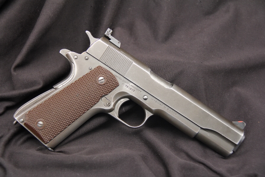 Custom Target Colt 1911 A1 Wwii Remington Rand 45 Acp Pistol Candr Ok Lock Stock And Barrel 5854