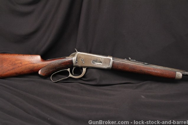 Deluxe Winchester Model 1894 .32-40 Lever Action Button Mag, Half Round Bbl MF'D 1896 - Antique