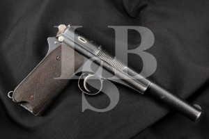 Esperanza Y Unceta Model Pistola Campo-Giro de 9mm Modelo 1913-16, Blue 6 ½” RARE SA Semi-Automatic Pistol, MFD Ca. 1917 C&R