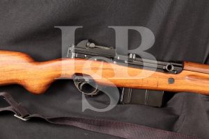 Fabrique National Model 1949, Rare Luxembourg Contract FN 49 FN49, Non-Import, Black 23 INCH Military Semi Automatic Rifle, MFD Early 1950s