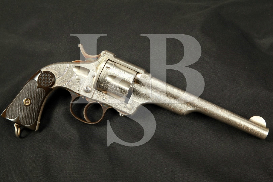 Factory Engraved Merwin Hulbert & Co. 3rd Model Army .44-40 WCF Double Action Revolver, MFD 1883-1887