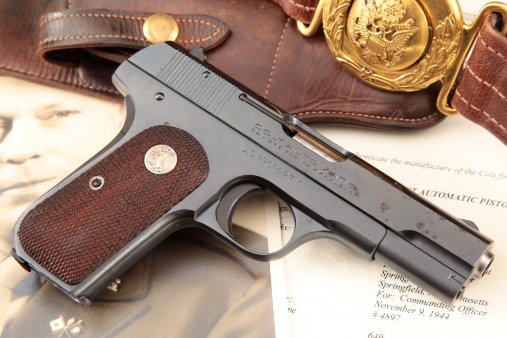 Colt Model 1908 .380 Auto General Officer’s Pistol, Issued to Brigadier General Terrence John Tully