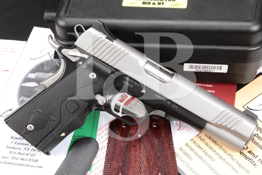 Kimber Model Custom Defense Package CDP II, Duo Tone Satin Silver ...