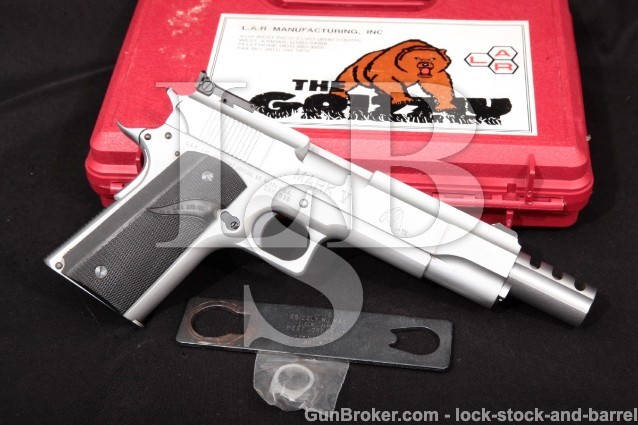 L.A.R. Grizzly 50 Mark V, .50 AE Semi-Auto Pistol