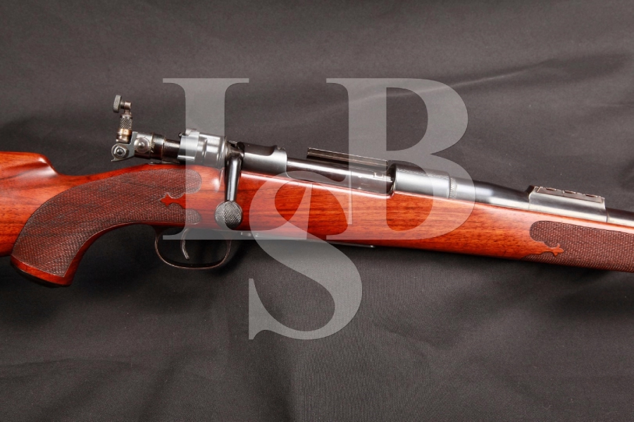 RARE Griffin & Howe Mauser Standard 7mm Mauser Bolt Action Rifle, Custom Stock, Sights, Engraving From Author Michael Petrov Collection, C&R