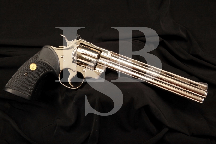 RARE Nickel Colt Python Target .38 Special Double Action Revolver - 1 ...