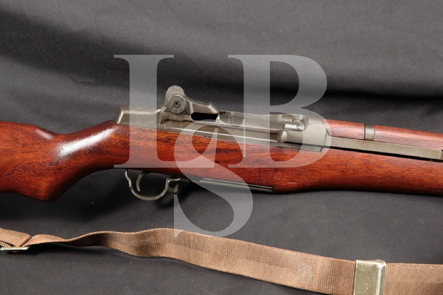 Rare Letterkenny Army Depot (LEAD) Rebuilt Springfield Armory M1 Garand, Parkerized 24" Semi Automatic Rifle, MFD 1942 C&R