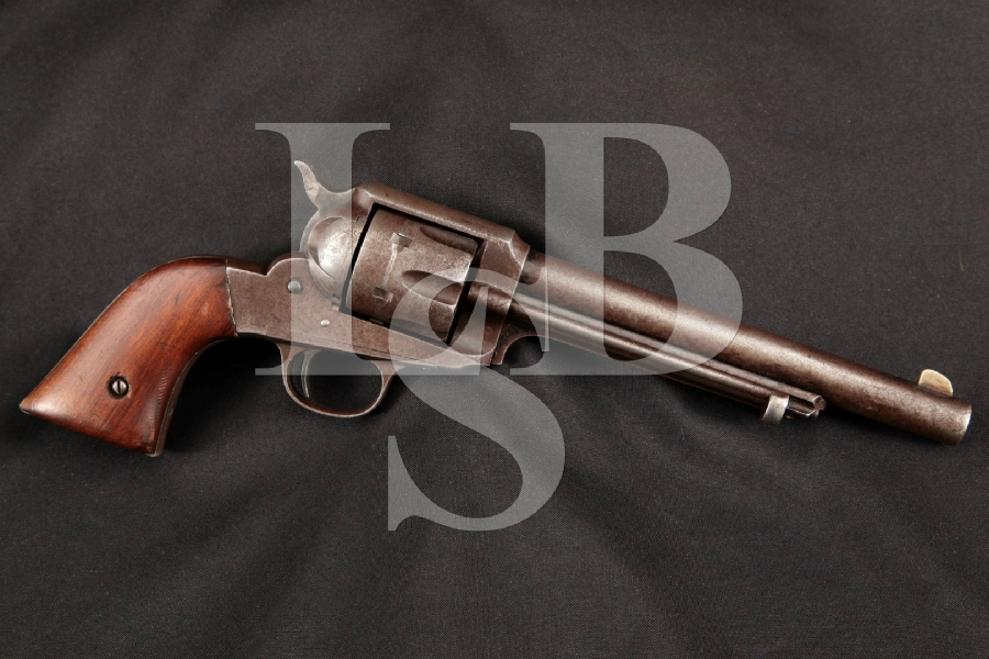 Remington Model 1890 M1890, 1 of 2,020 Blue 7 1/2" 6-Shot Single Action Army Pistol, MFD 1893 Antique