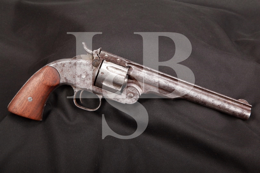 Smith & Wesson S&W, Assembled First Model Schofield Number 3 U.S. Army Single Action Revolver, MFD 1875 Antique