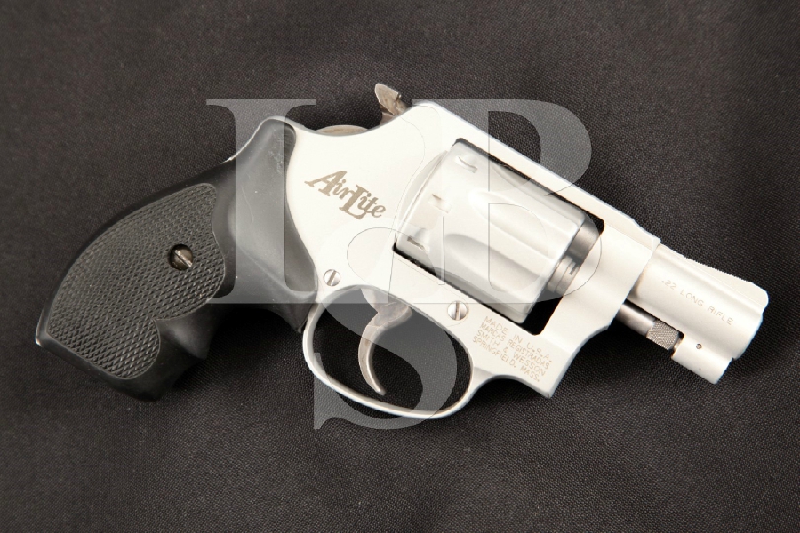 Smith & Wesson S&W Model 317 .22 AirLite J-Frame Snub Nose, Satin 2” 8-Shot, DA/SA Double Action Revolver, MFD 1997