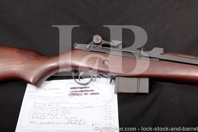 Springfield Armory T.L.C. Gunworks Custom M1A .308 Parkerized 22″ Semi-Automatic Rifle, MFD 1995