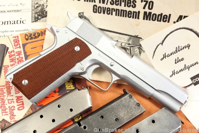 Armand Swenson Custom Colt Series 70 1911 .45 ACP Mint Semi-Auto Pistol w/ Extra Magazines & Case