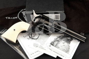 U.S. Firearms Mfg. Co. USFA U.S.F.A. Model 12-22 SAA, Blue 4 ¾” 12-Shot Single Action Revolver, Factory Box & More