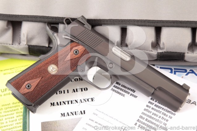 Wilson Combat Tactical SG Supergrade 1911 5″ Semi Automatic Pistol, 6 Mags, Dog Tag & Soft Case