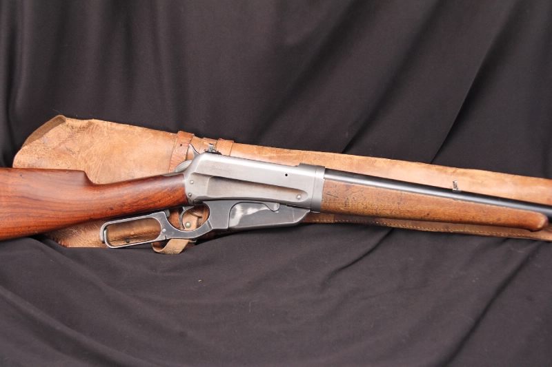 Winchester Model 1895 Takedown -- .30-06 Lever Action Rifle & Scabbard - 1915 C&R OK