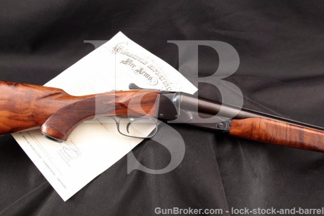 Winchester Model 21, Blue 28" 16 Gauge / Ga. SxS Side By Side Shotgun & Letter, MFD 1948 C&R